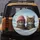 Tabby Cats Beanie Glasses Winter Snow Scene - Outdoor Decor Gift for Cat Lover Spare Tire Cover - 5