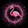 Pink Flamingo Fuchsia Glitter Celebration - Outdoor Living Decor Gift Spare Tire Cover - 6