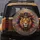 Fierce Lion Head Golden Crown Blue Jewels Paint Splatters Wildlife Lover Gift Spare Tire Cover - 5