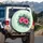 Hibiscus Flowers Tropical Foliage Vines Buds - Outdoor Lifestyle Gift Spare Tire Cover - 3