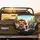Orange Grey Fedora Sunglasses Tabby Cats Steering Wheel Open Road - Travel Essentials Spare Tire Cover - 2