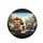 Orange Grey Fedora Sunglasses Tabby Cats Steering Wheel Open Road - Travel Essentials Spare Tire Cover - 4