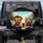 Orange Grey Fedora Sunglasses Tabby Cats Steering Wheel Open Road - Travel Essentials Spare Tire Cover - 1