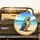 Majestic Blue Yellow Macaw Parrot Sandy Beach Ocean - Wildlife Lover Gift Spare Tire Cover - 2