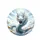 White Eastern Dragon Golden Lingzhi Mushrooms - Fantasy Lover Gift Spare Tire Cover - 4