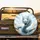 White Eastern Dragon Golden Lingzhi Mushrooms - Fantasy Lover Gift Spare Tire Cover - 2