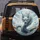 White Eastern Dragon Golden Lingzhi Mushrooms - Fantasy Lover Gift Spare Tire Cover - 5