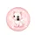 Pink Cartoon Cat Large Eyes Cheeks Stars - Vehicle Decor Cat Lover Gift Spare Tire Cover - 4