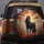 Majestic Black Horse Gnarled Tree Misty Forest Autumn Leaves - Wildlife Lover Gift Spare Tire Cover - 5