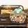 Shiba Inu Dogs With Smiles Car Ride Suburban Scene - Dog Lover Travel Gift Spare Tire Cover - 2