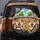 Shiba Inu Dogs With Smiles Car Ride Suburban Scene - Dog Lover Travel Gift Spare Tire Cover - 5