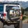 Four Grey Aliens Desert Journey Drive - Sci-Fi Fan Road Trip Gift Spare Tire Cover - 3