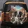 Five Smiling Dogs European Cityscape - Adventure Road Trip Gift for Dog Owners Spare Tire Cover - 5