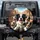 Five Smiling Dogs European Cityscape - Adventure Road Trip Gift for Dog Owners Spare Tire Cover - 1