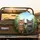 Blue Eyed Tabby British Shorthair Cats Green Trees - Cat Lover Gift Spare Tire Cover - 2