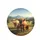 Highland Cow Family Rolling Hills - Farmhouse Decor Cow Lover Gift Spare Tire Cover - 4