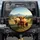 Highland Cow Family Rolling Hills - Farmhouse Decor Cow Lover Gift Spare Tire Cover - 1