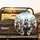Confident Siberian Husky Family Mountain Vista - Outdoor Adventure Dog Lover Gift Spare Tire Cover - 2