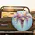 Wisteria Weeping Blossoms Cascading Floral Sky Blue Aqua - Home Decor Gift Spare Tire Cover - 2