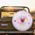 Colorful Suspended Hearts with Dots Love Symbols Lavender Background - Home Decor Gift Spare Tire Cover - 2