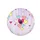 Colorful Suspended Hearts with Dots Love Symbols Lavender Background - Home Decor Gift Spare Tire Cover - 4