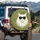 Fluffy White Cat Sunglasses Cool - Everyday Animal Lover Accessory Spare Tire Cover - 3
