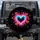Heart Symbol Group Sketch - Love & Affection Gift for Couples Spare Tire Cover - 1