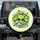 Large Black Eyes Alien Heads Classic Flying Saucers - Space Enthusiast Gift Spare Tire Cover - 1