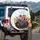 Purple Horse Camel Shocked Animals Road Trip Adventure Gift for Animal Lover Spare Tire Cover - 3
