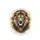 Regal Lion Head Gold Medallion - Home Decor Gift Spare Tire Cover - 4