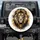 Regal Lion Head Gold Medallion - Home Decor Gift Spare Tire Cover - 1