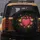 Pink Golden Expressive Doodle Hearts Swirling Lines Deep Background - Love Gift for Heart Lover Spare Tire Cover - 5