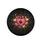 Pink Golden Expressive Doodle Hearts Swirling Lines Deep Background - Love Gift for Heart Lover Spare Tire Cover - 4