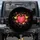 Pink Golden Expressive Doodle Hearts Swirling Lines Deep Background - Love Gift for Heart Lover Spare Tire Cover - 1
