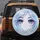 Blue Anime Eyes Stardust Aura - Vehicle Decor Gift Spare Tire Cover - 5
