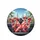 Vibrant Flamingos Driving Cityscape - Tropical Travel Gift for Wildlife Lover Spare Tire Cover - 4