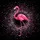 Majestic Bright Pink Flamingo Glitter Sparkle - Everyday Glamour Gift for Wildlife Lover Spare Tire Cover - 6