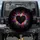 Heart Silhouette Paint Splatters Drips - Travel Essentials Spare Tire Cover - 1