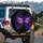 Ethereal Purple Eyes Glowing Tendrils - Mystic Lover Gift for Fantasy Enthusiast Spare Tire Cover - 3