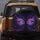 Ethereal Purple Eyes Glowing Tendrils - Mystic Lover Gift for Fantasy Enthusiast Spare Tire Cover - 5