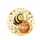 Happy Bumblebee Honey Pot Meadow Flowers Gingham - Everyday Use for Bee Lover Spare Tire Cover - 4