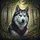 Siberian Husky Blue Eyes Braided Collar Forest - Wildlife Lover Dog Owner Gift Spare Tire Cover - 6