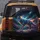 Cosmic Wolf Galaxy Stars Glowing Blue Purple Orange Yellow - Space Lover Gift Spare Tire Cover - 5