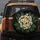 Deep Black Blooming Plumeria Frangipani Flowers Tropical Leaves - Tropical Car Accessory Spare Tire Cover - 5