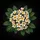 Deep Black Blooming Plumeria Frangipani Flowers Tropical Leaves - Tropical Car Accessory Spare Tire Cover - 6