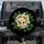 Deep Black Blooming Plumeria Frangipani Flowers Tropical Leaves - Tropical Car Accessory Spare Tire Cover - 1