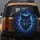 Majestic Snarling Wolf Electric Blue Lightning Storm Clouds - Outdoor Adventure Gift Spare Tire Cover - 5