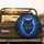 Majestic Snarling Wolf Electric Blue Lightning Storm Clouds - Outdoor Adventure Gift Spare Tire Cover - 2
