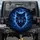 Majestic Snarling Wolf Electric Blue Lightning Storm Clouds - Outdoor Adventure Gift Spare Tire Cover - 1