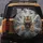Roaring Bengal Tiger Bared Fangs Golden Eyes Shattered Stone Structure - Wildlife Lover Gift Spare Tire Cover - 5